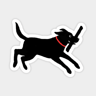 Happy Lab | Black Labrador Retriever Magnet