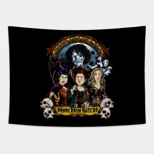 Billy Butcherson x Sanderson Sisters from hocus pocus Tapestry