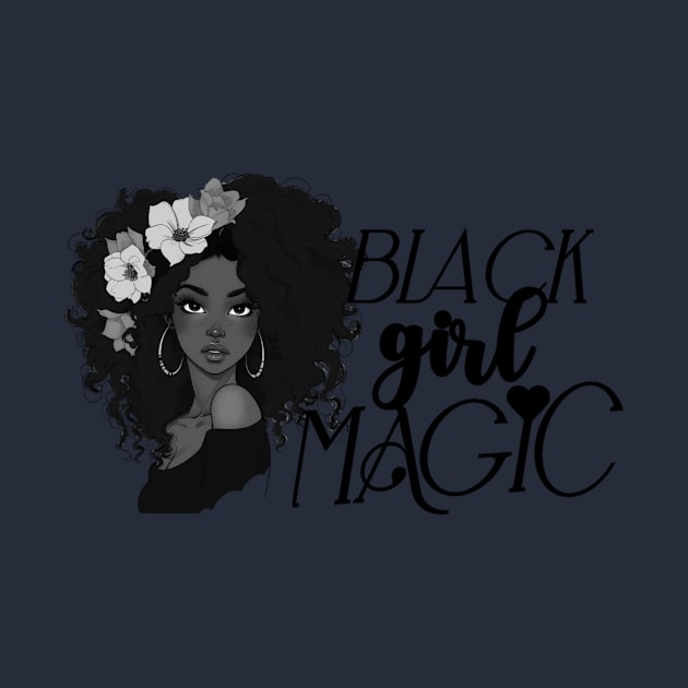 Black girl magic by Lovelybrandingnprints