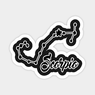 Scorpio Zodiac Constellation Design Magnet