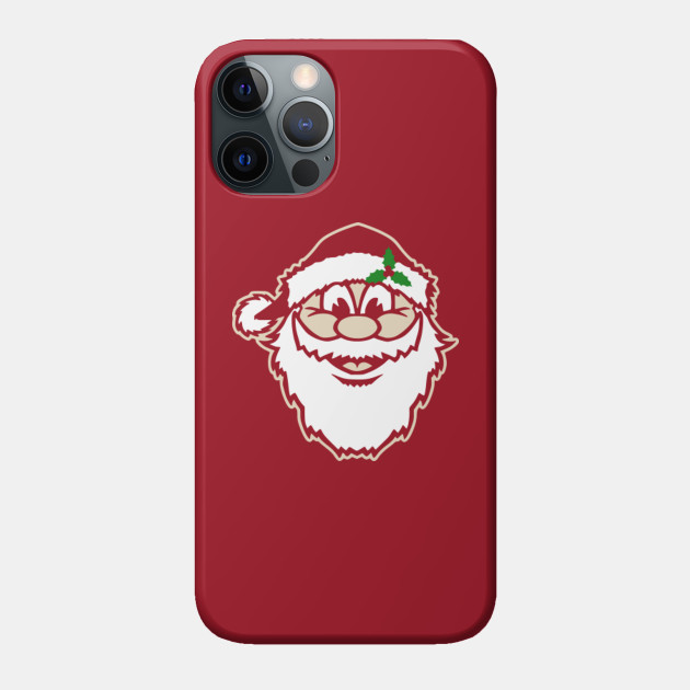 Vintage Christmas Cartoon Santa - Santa Claus - Phone Case