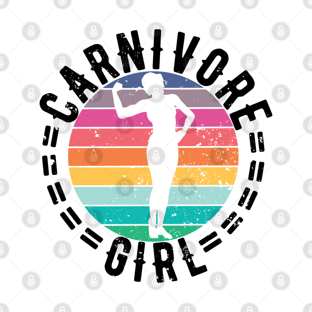 CARNIVORE GIRL MEAT EATER STEAK LOVER CUTE FIT COWGIRL WOMAN by CarnivoreMerch