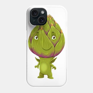 Cute Asparagus Mascot Phone Case