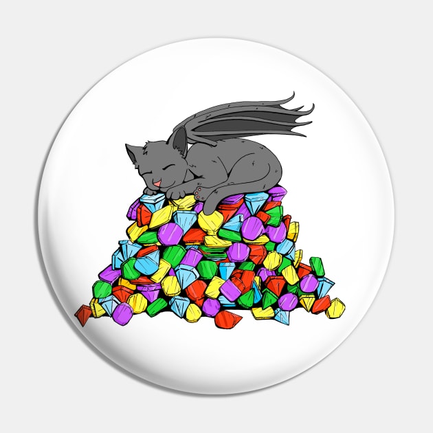 Dragon Kitty Pin by Ferrell