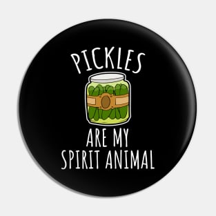 Pickles are my spirit animal Pin