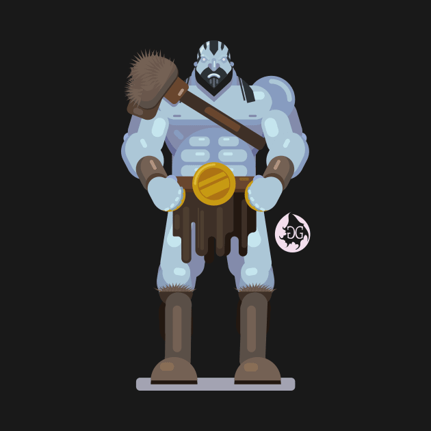 Grog Strongjaw Flat Design Illustration by georgiagoddard