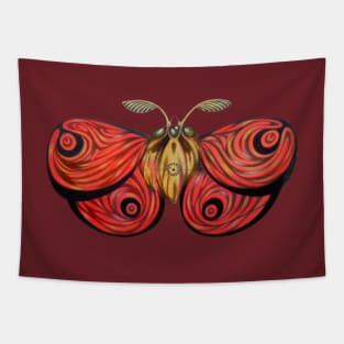 red moth Tapestry