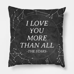 I love you more than all the stars Pillow