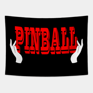 Pinball and Hands Tapestry