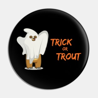 Halloween Scary Bear Trick or Treat Pun Pin