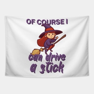 Of course i can drive a stick Tapestry