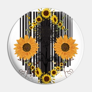 Little Aesthetic Sunflower Pin