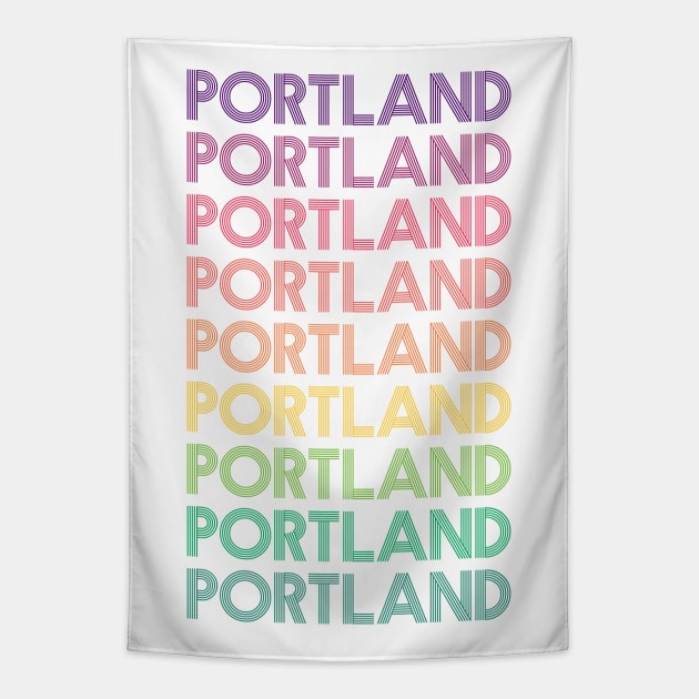 Portland Tapestry by RainbowAndJackson