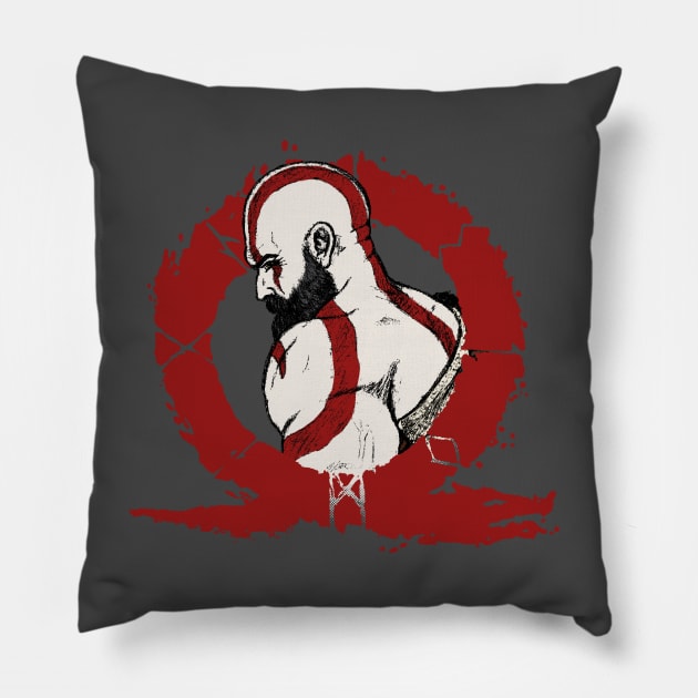 Ghost of Asgard Pillow by Fra_Stiller