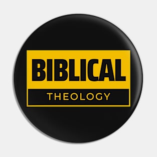 Biblical Theology yellow tuff design Pin