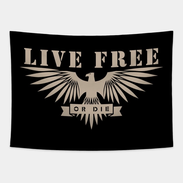 Live Free or Die Tapestry by Sloat