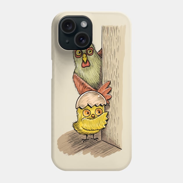 The Chick Phone Case by Artofokan