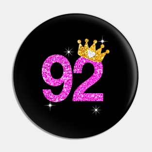 92Nd Princess Crown Pin