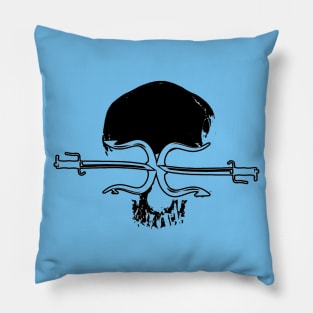 sword skull Pillow