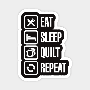 Eat Sleep Quilt Repeat Magnet