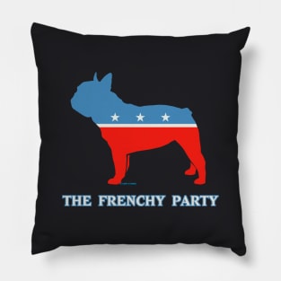 The Frenchy Party  aka the French Bulldog Party Pillow