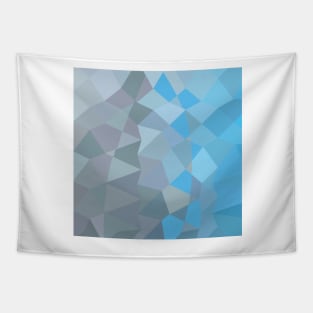 Clair de Lune Grey Abstract Low Polygon Background Tapestry