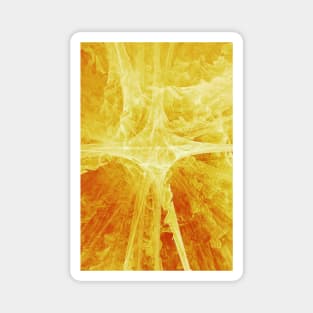 Star Light Fire Burst Abstract Artwork Magnet