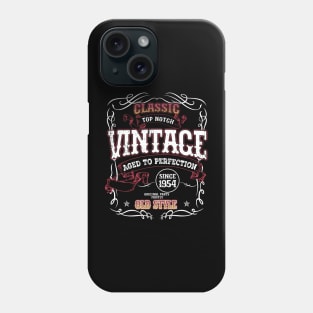 70th Birthday Gift for Men Vintage 1954 Aged to Perfection Sturgis 70th Birthday Phone Case