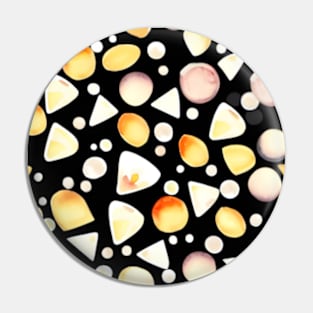 Seamless pattern with stone and circles Pin