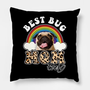 Best Pug Mom Pillow