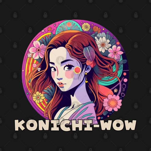 Japanese Anime Konichiwow by Japanese Fever