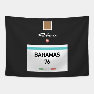 Riva Bahamas 76 Aquarama Italy Tapestry