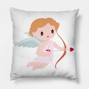 Angel with bow and arrow Pillow