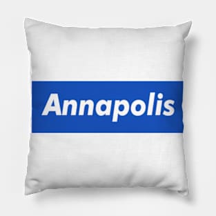 Annapolis Box Logo Pillow