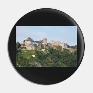 Rheinfels Castle, St. Goar, Rhineland-Palatinate, Rhine, Middle Rhine, Castle Pin