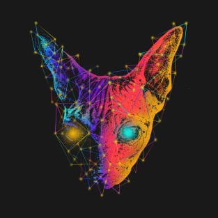 Geometry Sphynx Cat T-Shirt