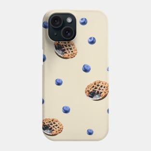 Blueberry pie pattern Phone Case