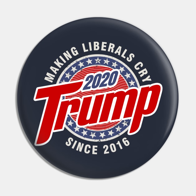 President Trump 2020 Making Liberals Cry Since 2016 Pin by Designkix