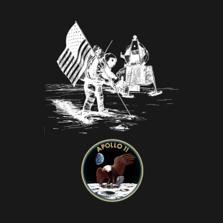 Apollo 11 Moon Landing 50th Anniversary 1969-2019 T-Shirt