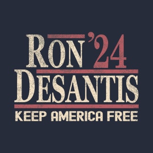 Ron DeSantis 2024 Keep America Free T-Shirt