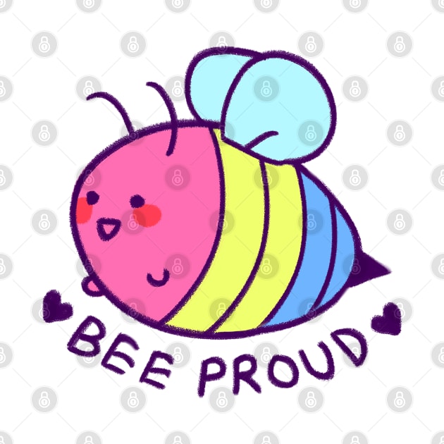 BEE proud: pansexual flag by strasberrie