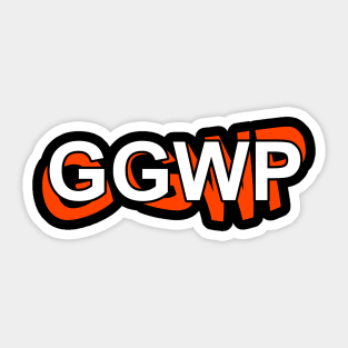 GGWP | Good Game Well Played | Game Gamer Gaming Sticker for Sale by  SocialAtrophy