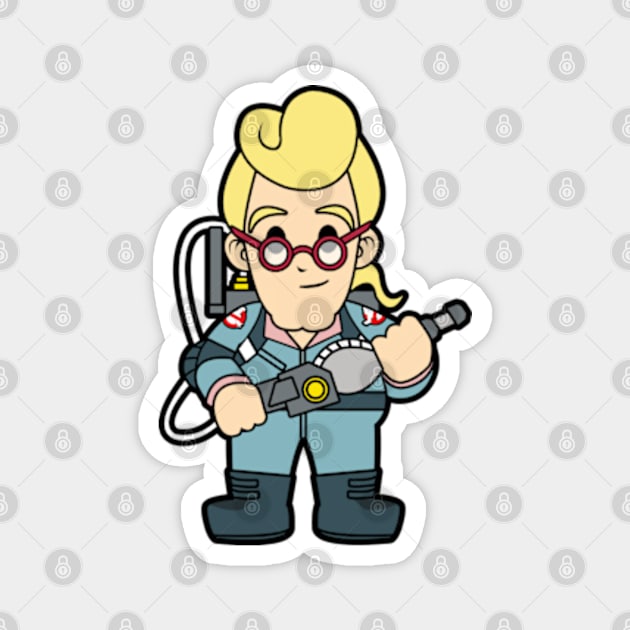 Egon Spengler Ghostbusters Chibi Magnet by mighty corps studio