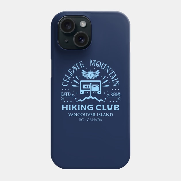 Celeste Mountain Hiking Crest Phone Case by Lagelantee