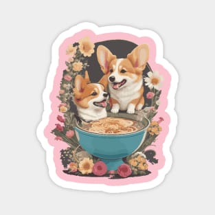 Corgi Dogs Mommy Magnet