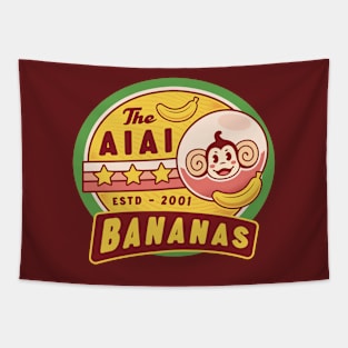 Aiai Bananas Emblem Tapestry