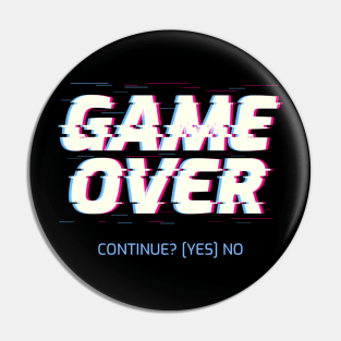 Game Over Pin