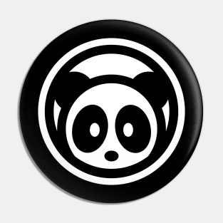 OG Panda Logo Bambu Brand Black White Cute Chubby Bamboo Wild Forest Pin