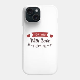 Happy Valentine's day love cute romance couple gift Phone Case