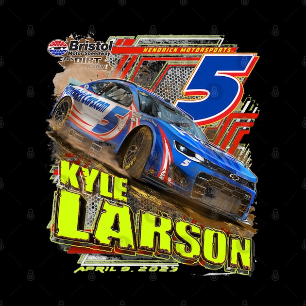 Kyle Larson Bristol Dirt by art.Hamdan